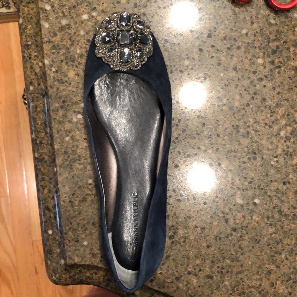 Banana Republic Navy Flats